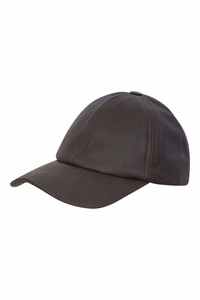 Casquette de baseball unisexe en cuir PU noir, 6 panneaux, ajustée, décontractée, pour l'extérieur, couleur unie, adulte - Product Image 5