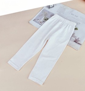 Leggings longs personnalisés pour filles et garçons, style vintage, 100% coton, anti-rides, respirants, anti-bouloches, écologiques, séchage rapide - Product Image 3