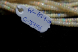 Cuentas Redondas Lisas de Ópalo Welo Etíope, Cuentas de Ópalo de Fuego Natural Perforadas para Pulseras y Collares - Product Image 3