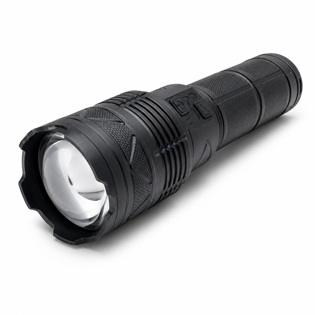 G500 BT90 Laser Flashlight 2300LM Long Range 1200M Rechargeable Zoomable Tactical LED with Power Display Aluminum Dimmable