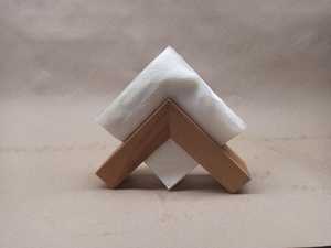 Porte-mouchoirs en bois en forme de montagne, style nordique, support décoratif pour serviettes, support de table à manger, boîte à mouchoirs en bois - Product Image 6
