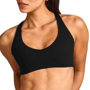 Soutien-gorge de sport pour femmes avec col en V et dos nageur, en tissu extensible confortable pour la gym, le yoga, la course et l'entraînement - Product Image 4