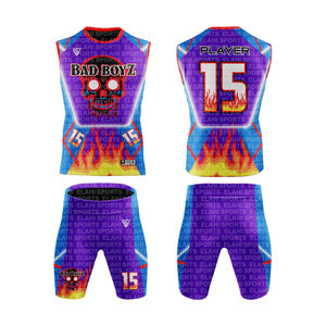 Uniforme Personalizado de Flag Football 2026, Poliéster de Secado Rápido, Uniforme de Compresión Personalizado 7V7 - Product Image 2