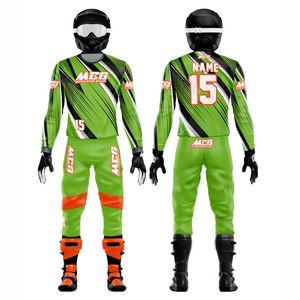 Wholesale Factory Direct Top Trending Flou Color Sublimation Printing Breathable Fabric Motocross MTB Dirt Bike Racing Uniforms - Product Image 1