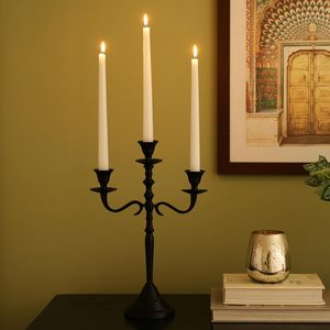 Candélabre moderne de luxe à 5 bras en métal, fait main, couleur personnalisée, pour Noël, mariage, table à manger, décoration intérieure - Product Image 6