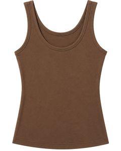 Conjunto de Dos Piezas Personalizado para Mujer, Camiseta sin Mangas Marrón con Pantalones Cortos Teal, Ropa Casual de Verano, Estilo Lounge - Product Image 2
