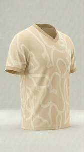 T-shirt de sport pour homme en coton 100% tricoté, sublimation personnalisée, séchage rapide et respirant - Product Image 4