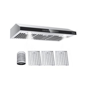 Cappa da cucina per camper da 90 cm, cappa aspirante da incasso da 36 pollici, 900 CFM, doppi motori, in acciaio inossidabile, con controlli touch gestuali - Product Image 1