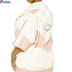 ชุดเซ็ตเสื้อแจ็คเก็ตมีฮู้ดซิปและกางเกงขาสั้น 2 ชิ้น สำหรับผู้หญิง ระบายอากาศได้ดี กันลม ไซส์ใหญ่ แฟชั่นฤดูใบไม้ผลิและฤดูร้อน แบบยูนิเซ็กส์ - Product Image 2