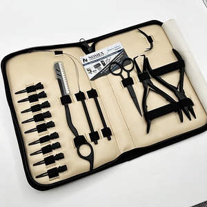 Kit d'outils pour extensions de cheveux ORHA INTERNATIONAL avec pinces, ciseaux et outils pour l'installation et le retrait de tresses. - Product Image 5