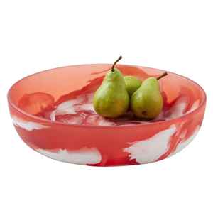 Bol de service contemporain en résine époxy au design élégant pour une présentation moderne en cuisine et à table - Product Image 5