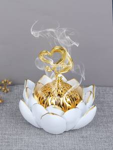 Designer Metal Incense <b>Burner</b> For Relaxation Area Living Space And Aromatherapy Decorative Collection - Product Image 1
