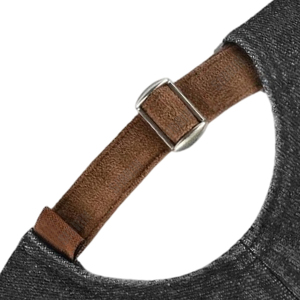 Casquette en jean SIBRIN personnalisée à 6 panneaux, visière incurvée en daim marron, pour le sport automobile, le skateboard, les activités de plein air, le streetwear, les sports décontractés, casquettes P - Product Image 6