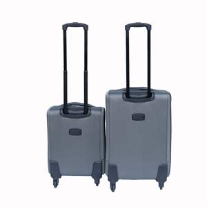 Due pezzi Trolley Oxford grigio Set bagaglio (20 + 24) pollici con ruota universale e senza blocco Password - Product Image 3