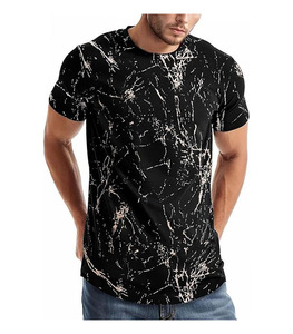 T-shirts décontractés pour hommes à manches courtes, style urbain, respirants, séchage rapide, vente en gros, vêtements d'été les plus vendus - Product Image 1