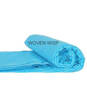 Vente en gros à bas prix de tissu indien en coton imprimé à rayures par matériel de cour robe d'été pour enfants jupe longue costume de nuit vêtements pour bébés - Product Image 2