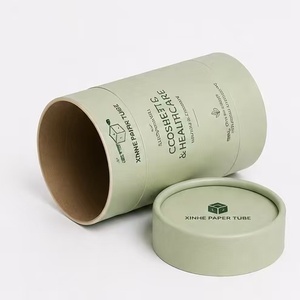 Recyclable Cardboard Tube Gift Box Cosmetic Healthcare Product Packaging <b>Container</b> - Product Image 5
