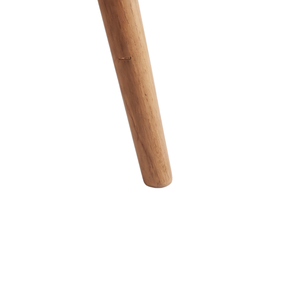 Tabouret en teck moderne fait main avec assise tressée, banc écologique finition naturelle pour la maison, le salon, l'appartement et l'extérieur - Product Image 4