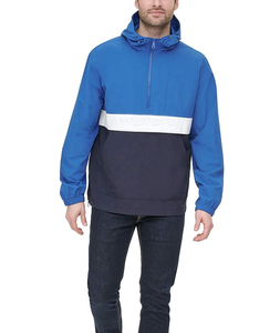 Chaqueta con capucha y cremallera acolchada de alta calidad para hombre, transpirable, estilo urbano, diseño personalizado, cortavientos con contraste de color para hombre - Product Image 4