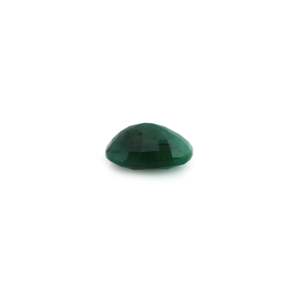Certified Loose Synthetic Emerald Gemstone-5.23 Carat Lab Created Zircon 14-20mm Diameter - Product Image 3