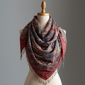 Long Traditional Hijab Scarf Modest Fashion <b>Wrap</b> with OEM ODM Customization - Product Image 3