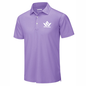 เสื้อโปโลแขนสั้นสีเขียวล้วนสำหรับผู้ชาย ผ้าฝ้ายปิเก้ ระบายอากาศได้ดี สวมใส่สบาย ทรงปกติ ติดกระดุม คอปก - Product Image 6