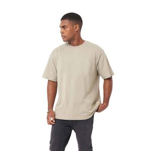 Camiseta Casual Oversize de Color Liso para Hombre al por Mayor, Tejido Jersey 100% Algodón, Secado Rápido y Transpirable - Product Image 3