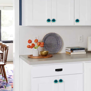 Customized Round Ceramic Porcelain Cabinet <b>Knobs</b> Colorful Dresser Pull <b>Handle</b> for Kitchen & Gym <b>Furniture</b> - Product Image 4