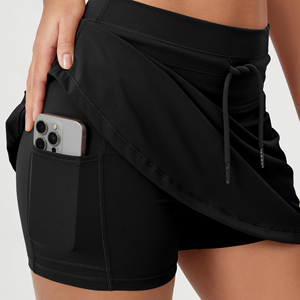 Custom Made Women Tennis <b>Skirts</b> High Quality Breathable Nylon Spandex Hip Hop Style Midi Sportswear Running And Fitness <b>Skirt</b> - Product Image 2