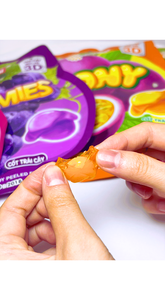 OEM ODM Halal 150g Magic Peel Peach <b>Gummy</b> <b>Candy</b> Juicy Layered Soft Chewy Private Label Factory Looking for Distributors - Product Image 6