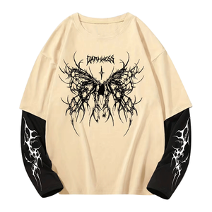 เสื้อสเวตเชิ้ตคอกลมแขนยาวพิมพ์ลายออกแบบเองสำหรับผู้ชาย OEM ฤดูใบไม้ร่วง ขายส่ง ปรับแต่งได้ตามต้องการ พิมพ์ลายสกรีน - Product Image 3