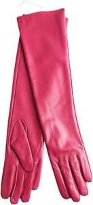 Gants longs en cuir pour femmes, styles uniques, motif serpent, anti-boulochage, respirants, logo personnalisé, pour l'hiver, le quotidien, le ski, le cyclisme et les activités de plein air - Product Image 2