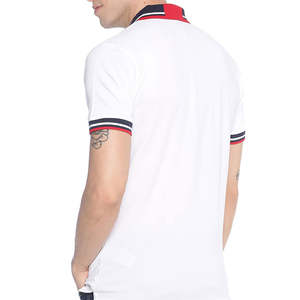 Polo élégant personnalisé avec logo, haute qualité 250G, haut décontracté à revers, 100% coton, manches courtes, pour le golf - Product Image 5