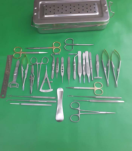 Juego de 30 Instrumentos de Blefaroplastia de Acero Inoxidable Alemán, Kit Quirúrgico Manual Reutilizable para Microcirugía Ocular con Certificación CE - Product Image 4