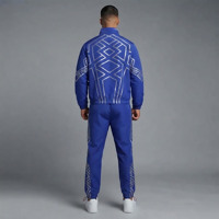 Ensemble de survêtement réfléchissant unisexe en nylon décontracté grande taille avec logo personnalisé, coupe-vent d'hiver à capuche réversible et écologique