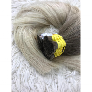 Lujo 100% cabello humano Remy cabello rubio liso natural a granel de Vietnam para mujeres negras - Product Image 4