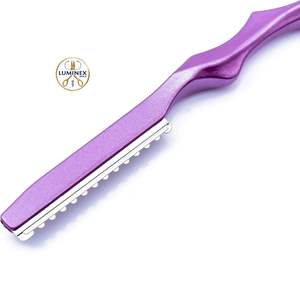 Ensemble de ciseaux de coiffure avec étui en cuir pour rasoir, ciseaux de barbier et ciseaux à effiler les cheveux - Product Image 4