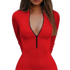 <b>jumpsuit</b> Yoga <b>Jumpsuit</b> Women Zipper Full Sleeve One Piece Gym Suit Fitness Set Comfort <b>Workout</b> Romper Elastic - Product Image 6