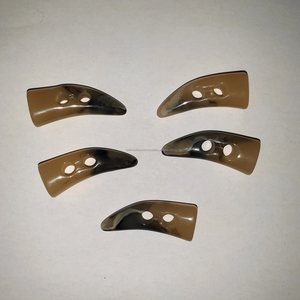 High Quality Polished Luxury Buffalo Horn Toggle Buttons 2 Holes Eco-Friendly Coat Garment <b>Clothing</b> Craft Sewing <b>Accessory</b> FWE - Product Image 6