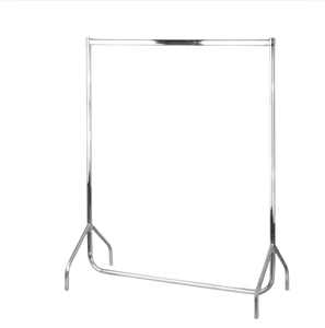 Porte-vêtements sur pied en acier noir moderne pour l'affichage en magasin de détail - Product Image 4