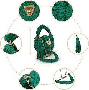 Bolso Moderno para Dama, Superventas 2026, con Bolso de Hilo de Camiseta - Product Image 3