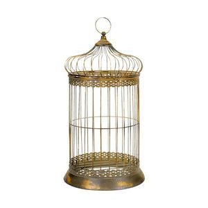 Cage à oiseaux décorative en métal de style vintage pour la décoration de la maison, les mariages et l'élevage d'oiseaux en intérieur - Product Image 3