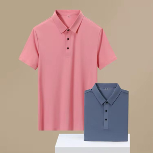 เสื้อแขนยาวผู้ชาย คอปกติดซิป ลายทาง ผ้าถัก 100% คอตตอน กันยับ - Product Image 3