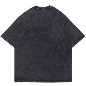 Sun-Fade Oversized T-Shirt Loose Fit Heavyweight Cotton Unisex Streetwear Custom <b>Logo</b> & Color OEM Factory - Product Image 4