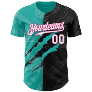 Maillot de baseball imprimé sérigraphié de haute qualité, entièrement boutonné, vêtement de sport antibactérien à manches courtes, 100 % coton biologique, col en V - Product Image 4