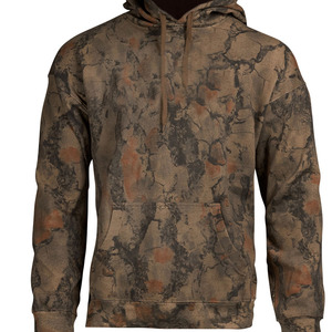 Sweat-shirt à capuche unisexe camouflage Real Tree, streetwear, mode urbaine, pull-over, logo personnalisé, fournisseur OEM en gros - Product Image 6