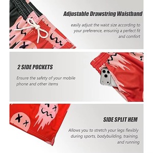 Pantalones Cortos Casuales de Verano para Hombre, Personalizados, de Alta Calidad, con Nuevo Logotipo Impreso, Malla de Poliéster, Impresión por Transferencia de Calor, Transpirables y Ecológicos - Product Image 6