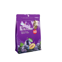Direct van de fabriek: op maat bedrukte voedselverpakkingen met logo, hersluitbare ritssluiting, staande pouch voor gedroogd fruit, pruimen, pruimen, snacks
