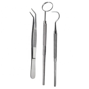 ชุดเครื่องมือทันตกรรมพื้นฐานชุดเครื่องมือผ่าตัดทางทันตกรรมชุดเครื่องมือผ่าตัดสเตนเลสสตีลสำหรับการผ่าตัดฟันและช่องปาก - Product Image 2