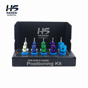 Nouvel Arrivage Offre Spéciale Kit de Fraises Coniques Professionnelles de Qualité Supérieure pour Implants Dentaires avec Stoppeur et Or Dental - Product Image 1